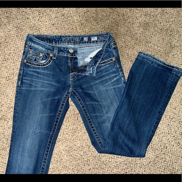Miss Me boot cut jean Sz 28 - Picture 2 of 8